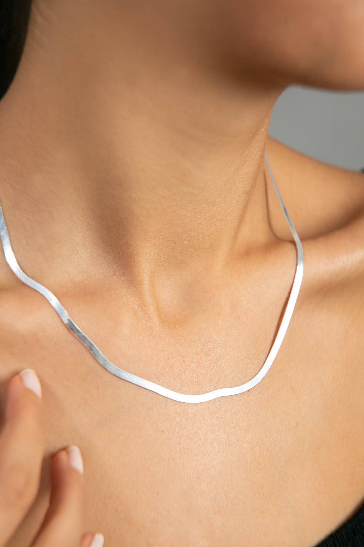 COLLAR ITALIANO CADENA DE PLATA