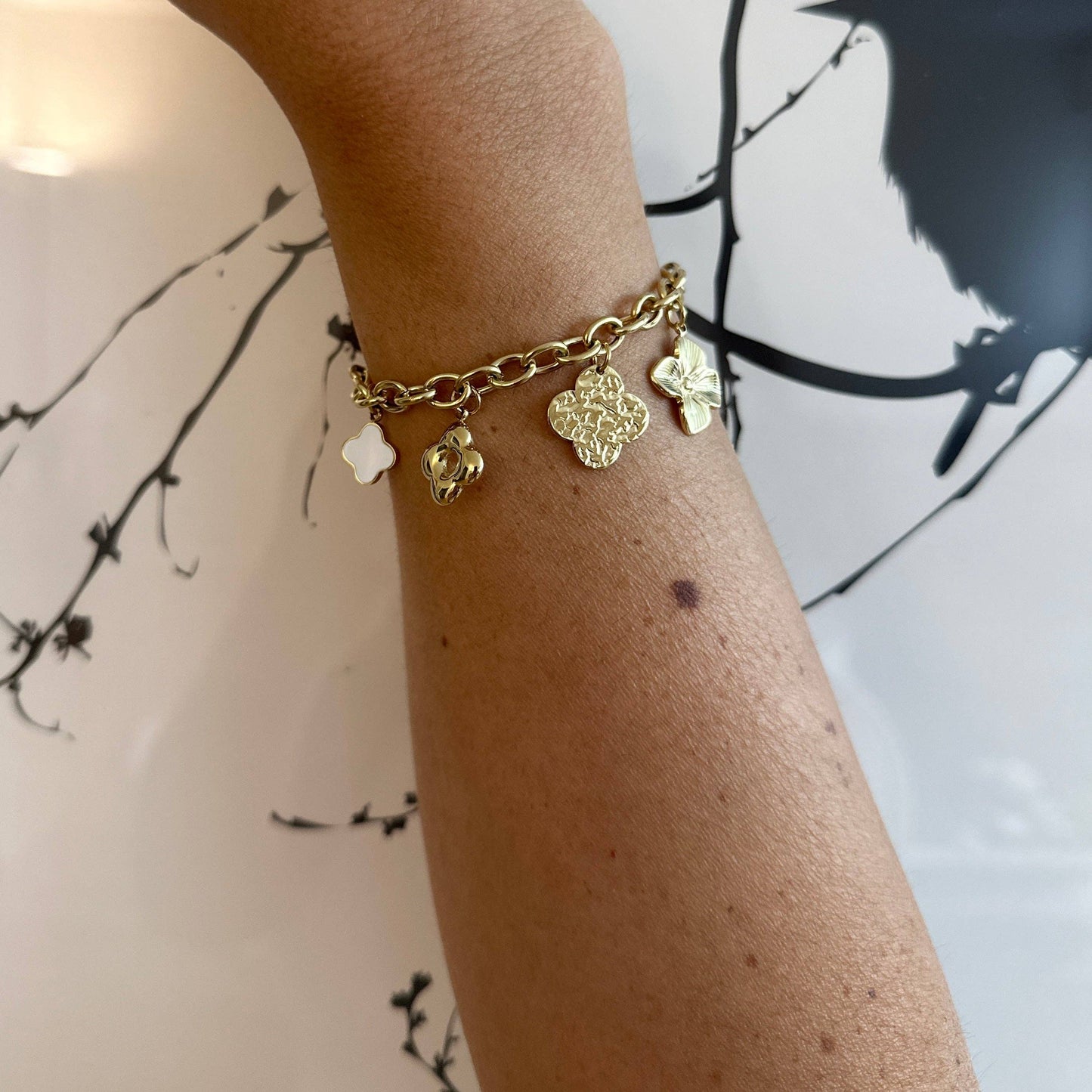Clover - Pulsera con borlas múltiples