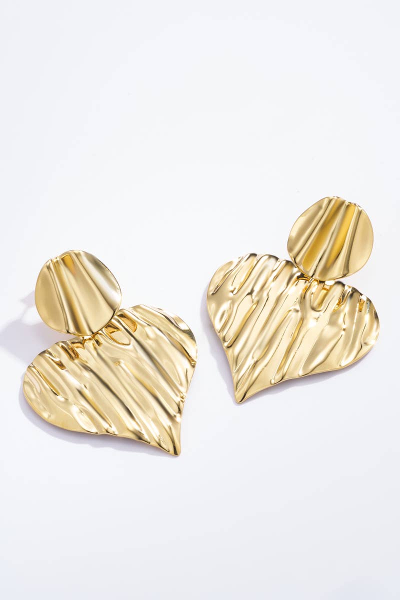 Pendientes colgantes en forma de corazón