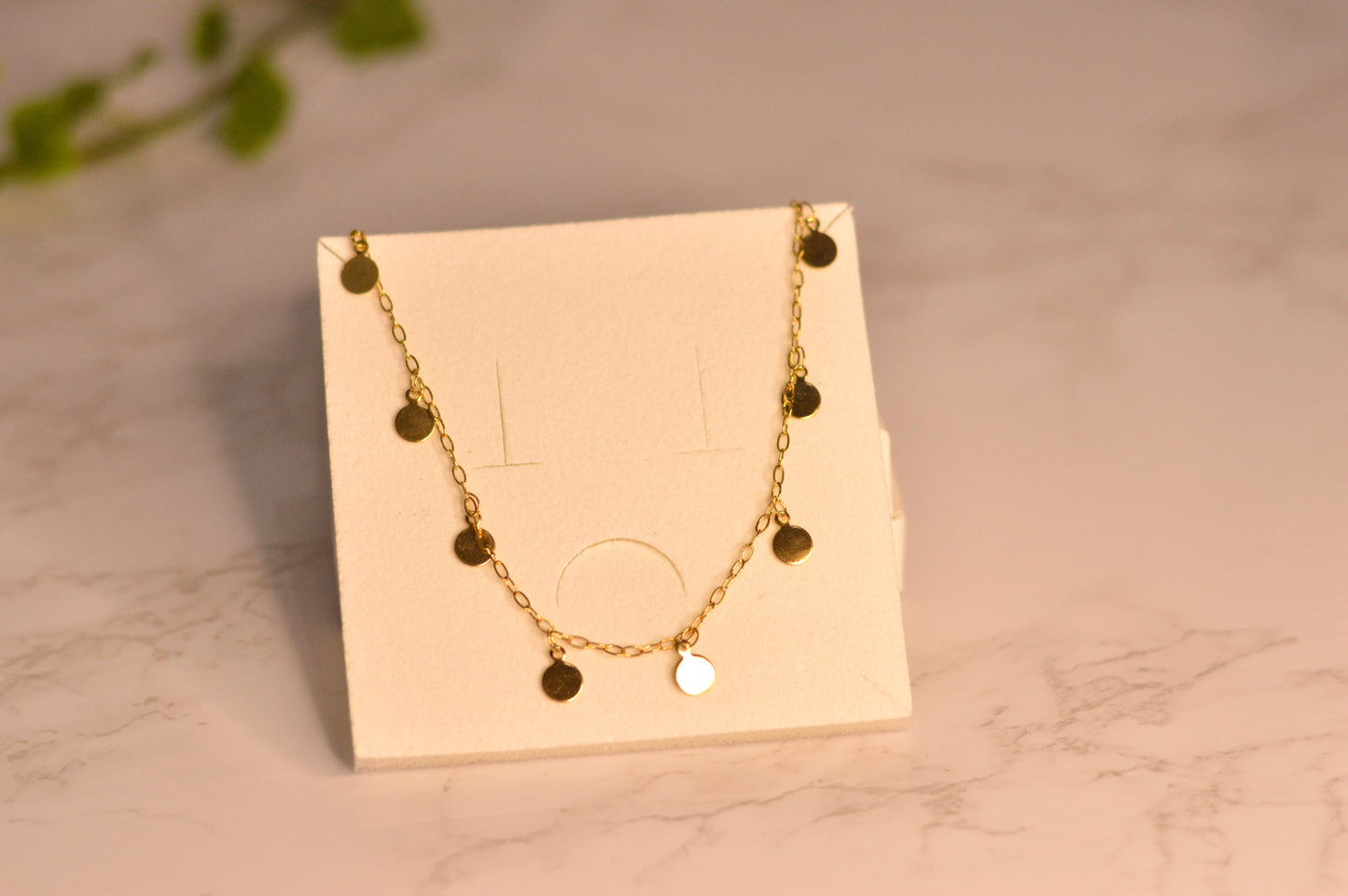 Collares de acero en oro