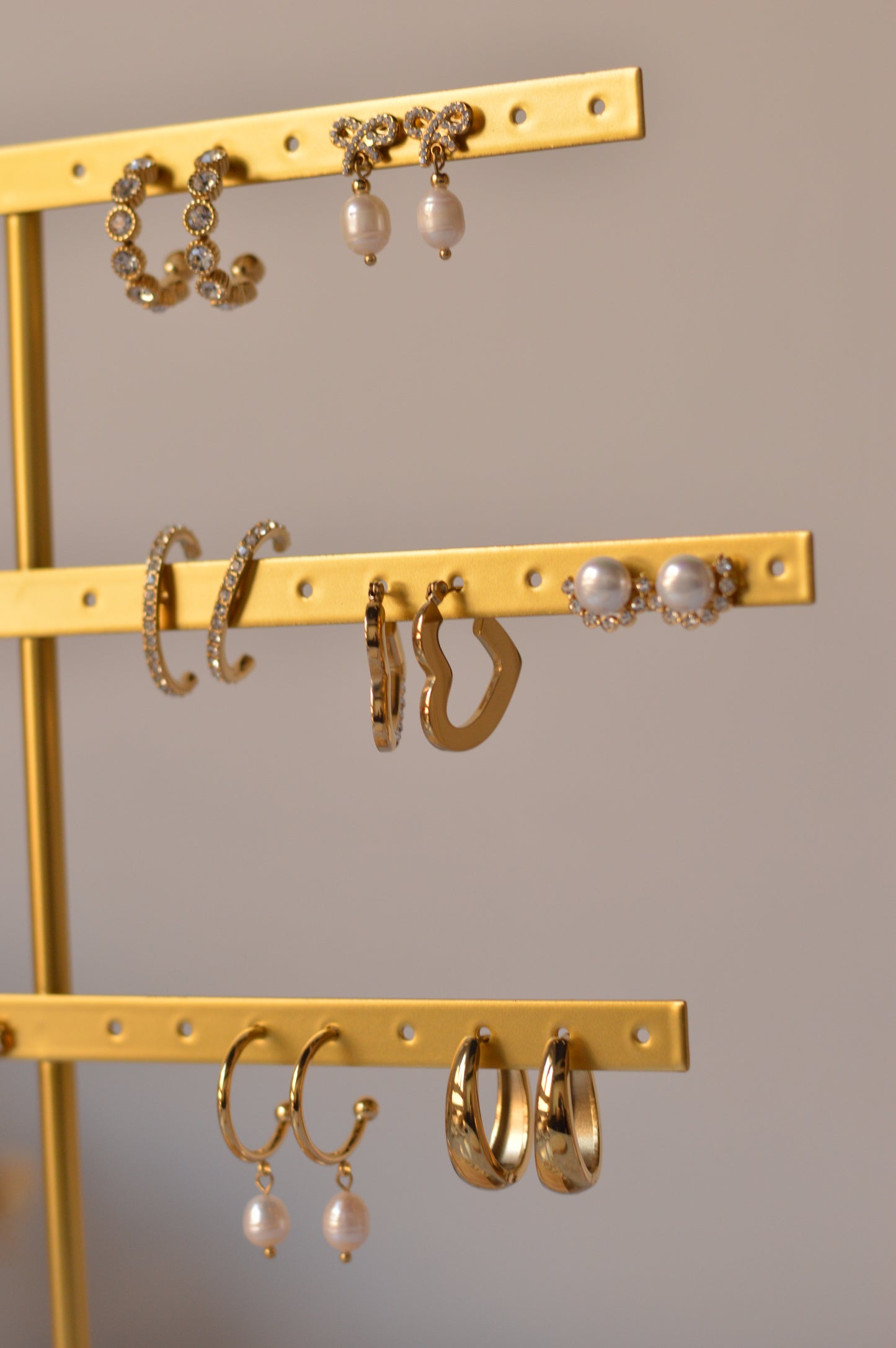 Pendientes de acero inoxidable "GOLD"