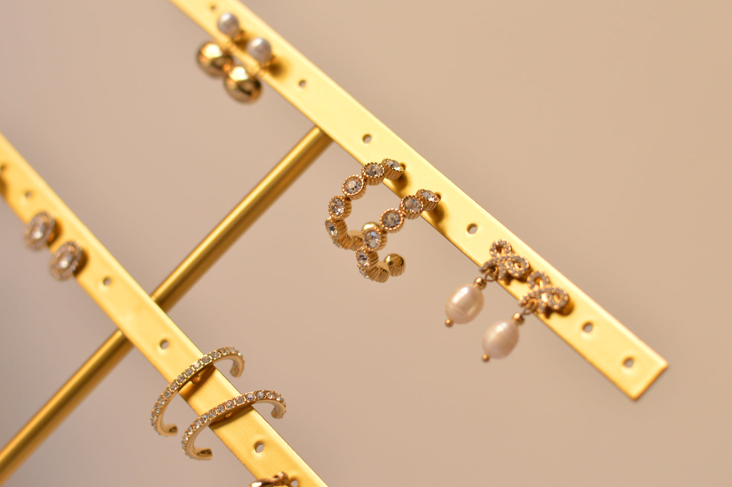 Pendientes de acero inoxidable "GOLD"