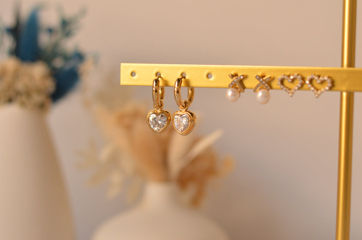 Pendientes de acero inoxidable "GOLD"