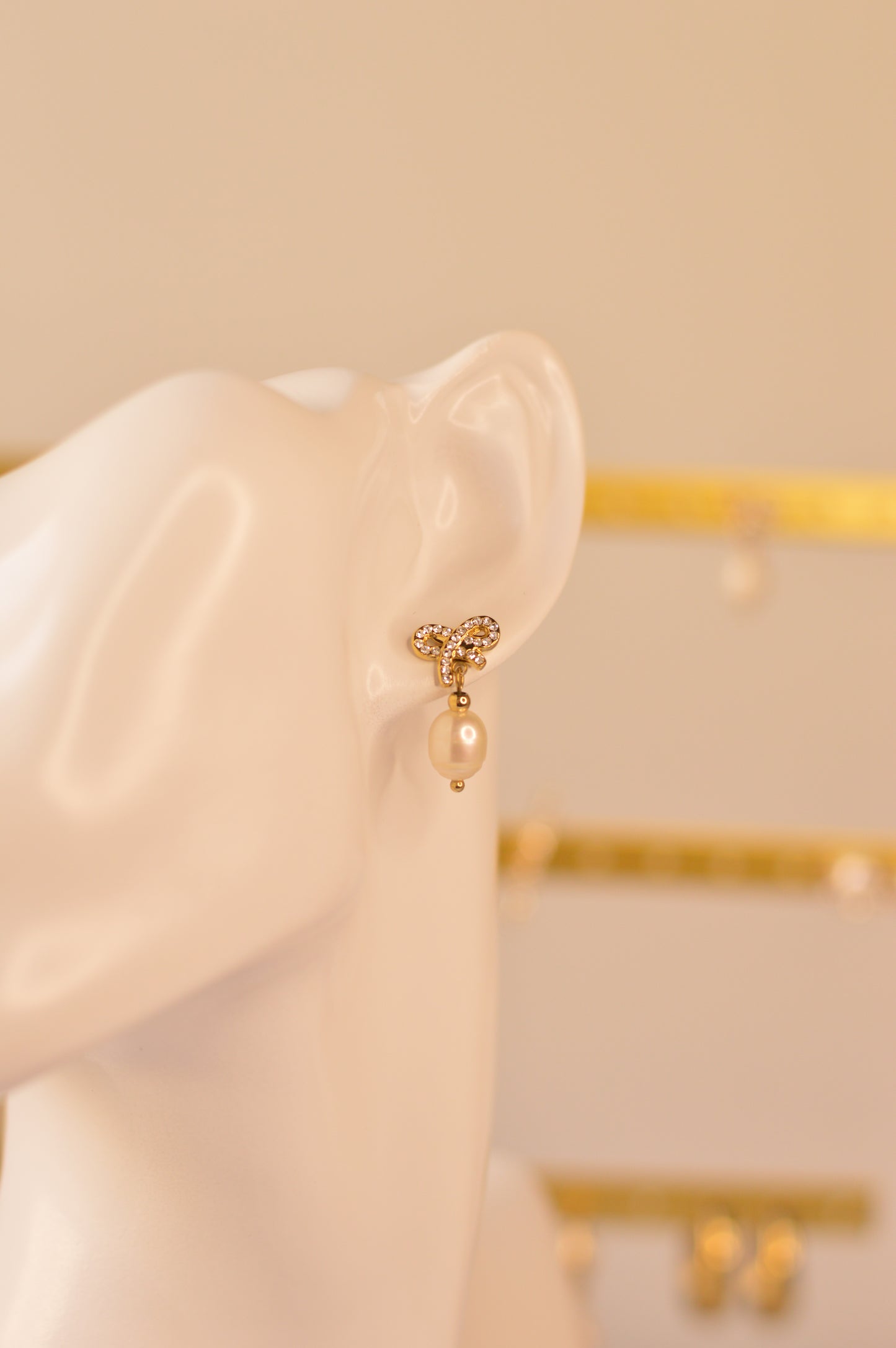 Pendientes de acero inoxidable "GOLD"