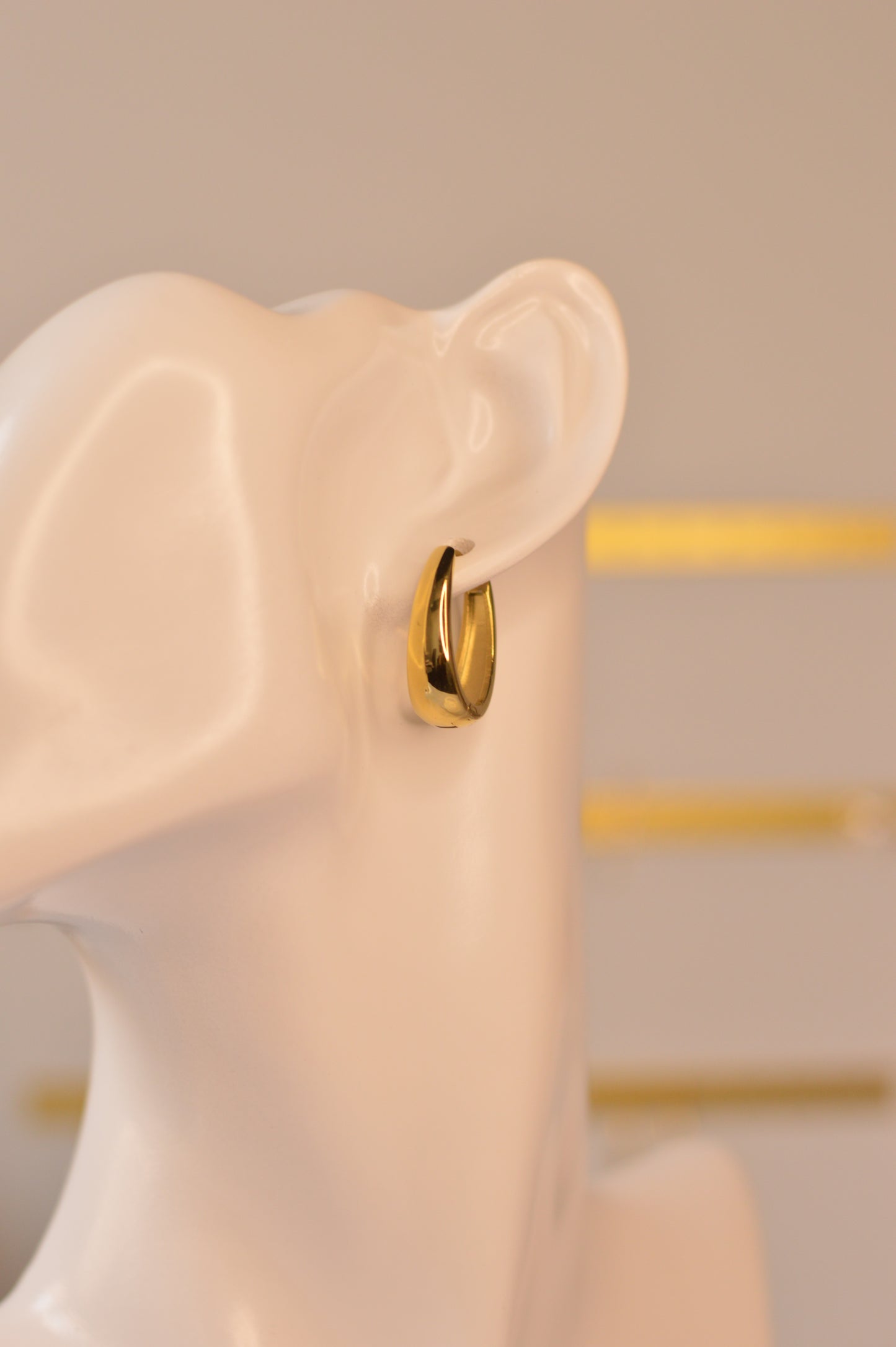 Pendientes de acero inoxidable "GOLD"