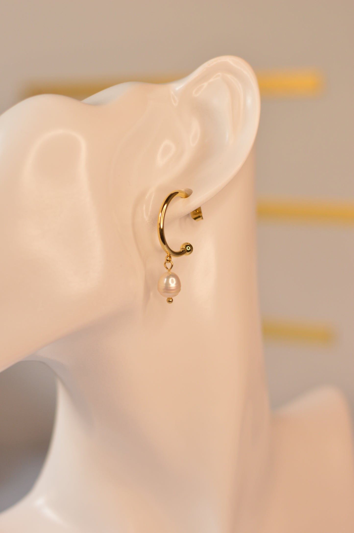 Pendientes de acero inoxidable "GOLD"