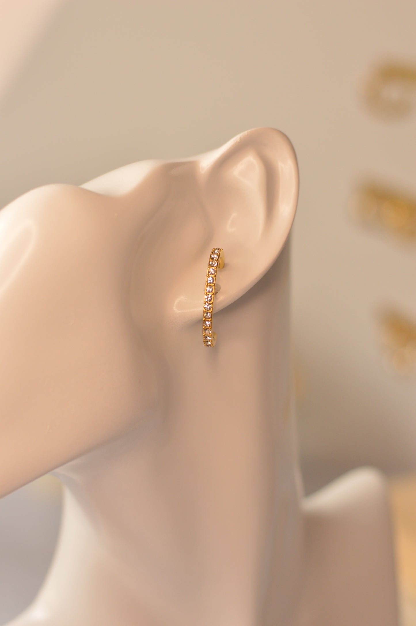 Pendientes de acero inoxidable "GOLD"