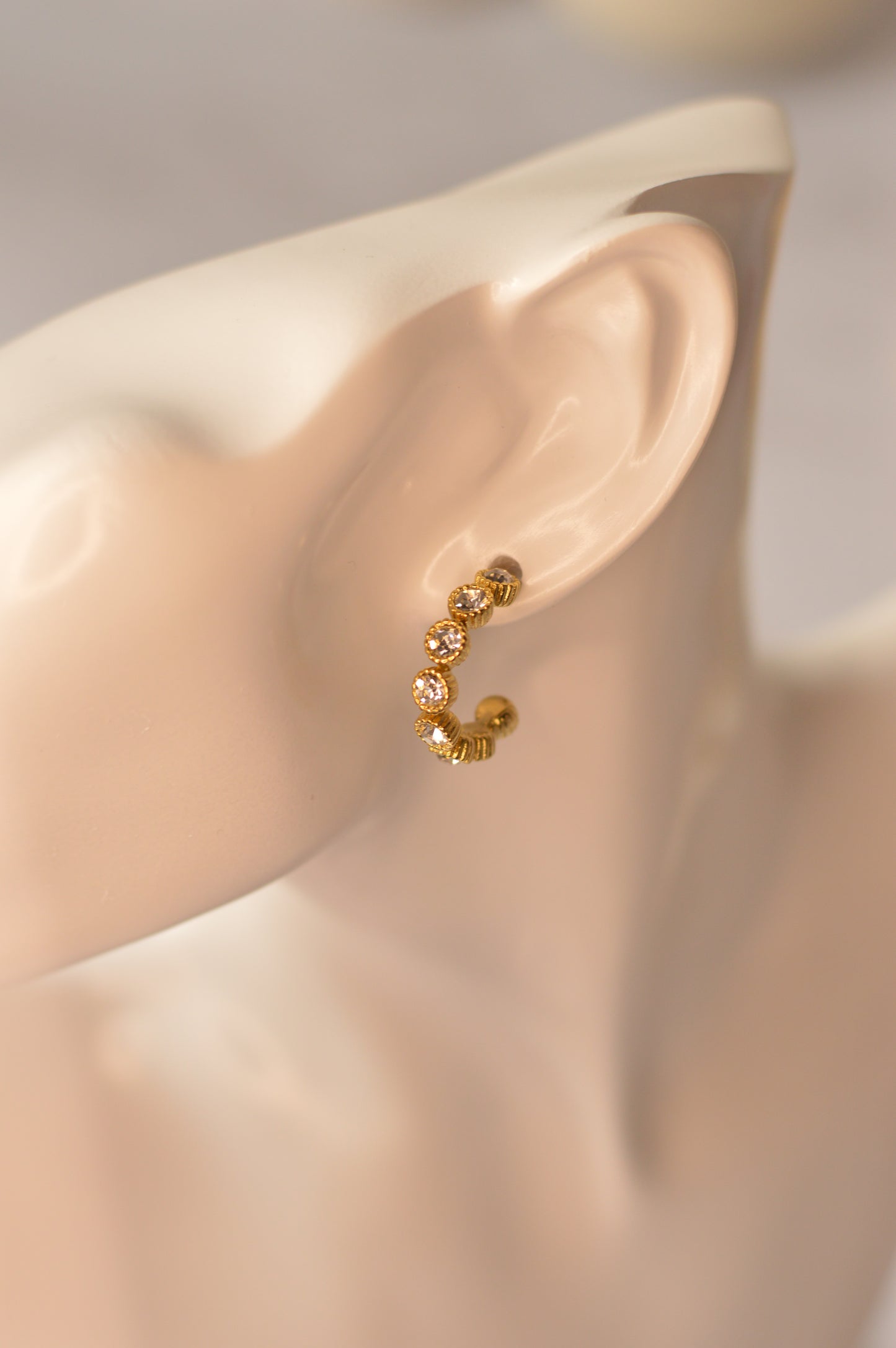 Pendientes de acero inoxidable "GOLD"