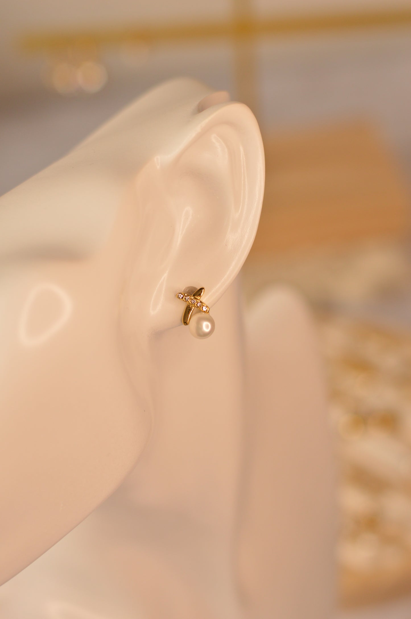 Pendientes de acero inoxidable "GOLD"