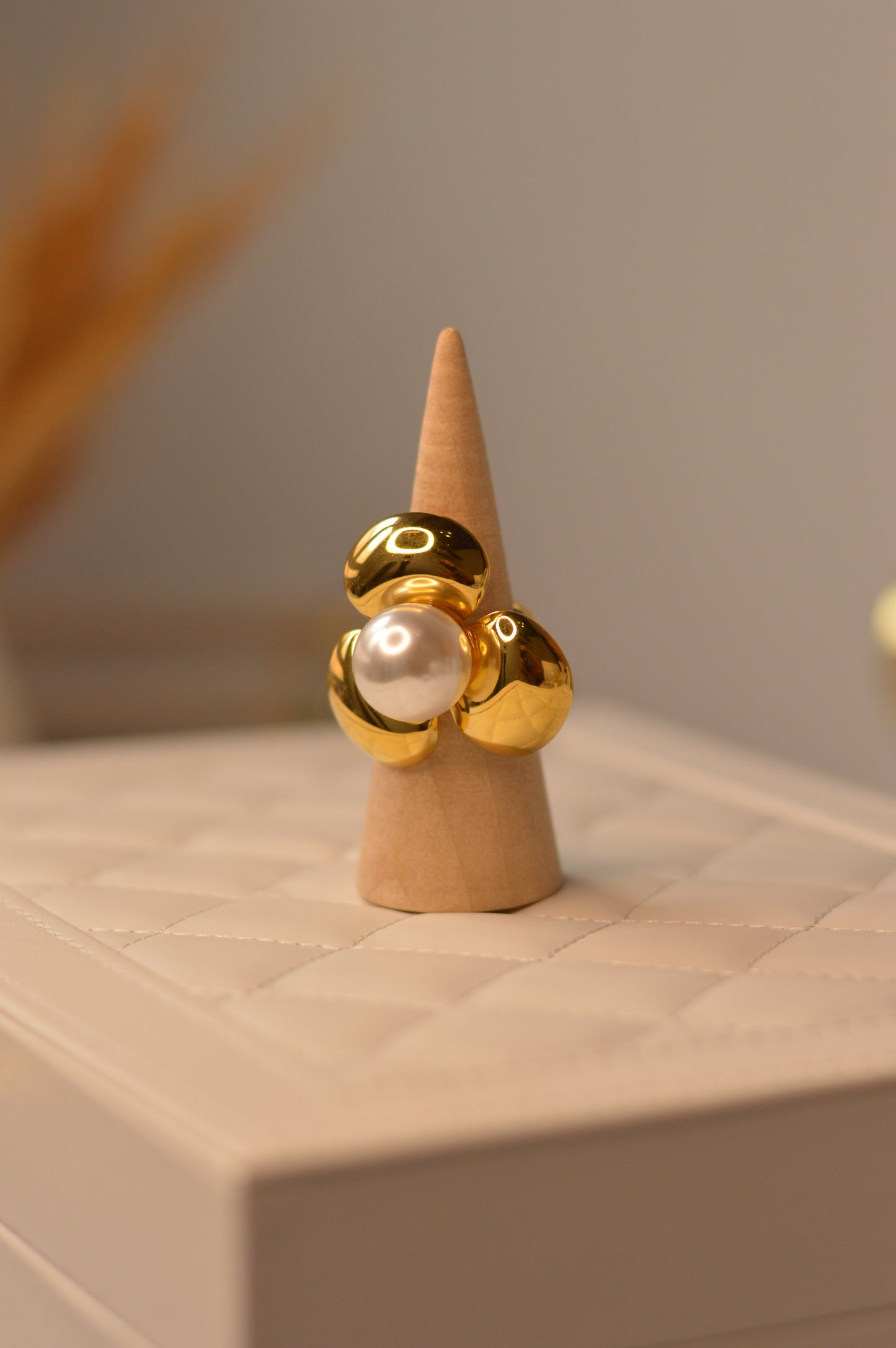 Anillos de acero inoxidable Dorados