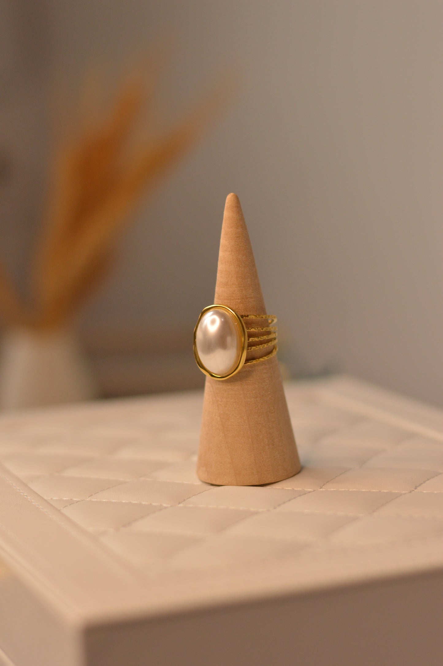 Anillos de acero inoxidable Dorados