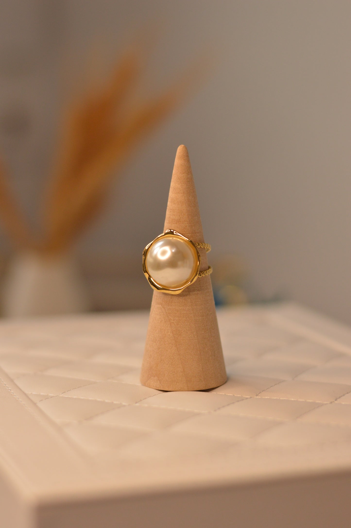 Anillos de acero inoxidable Dorados