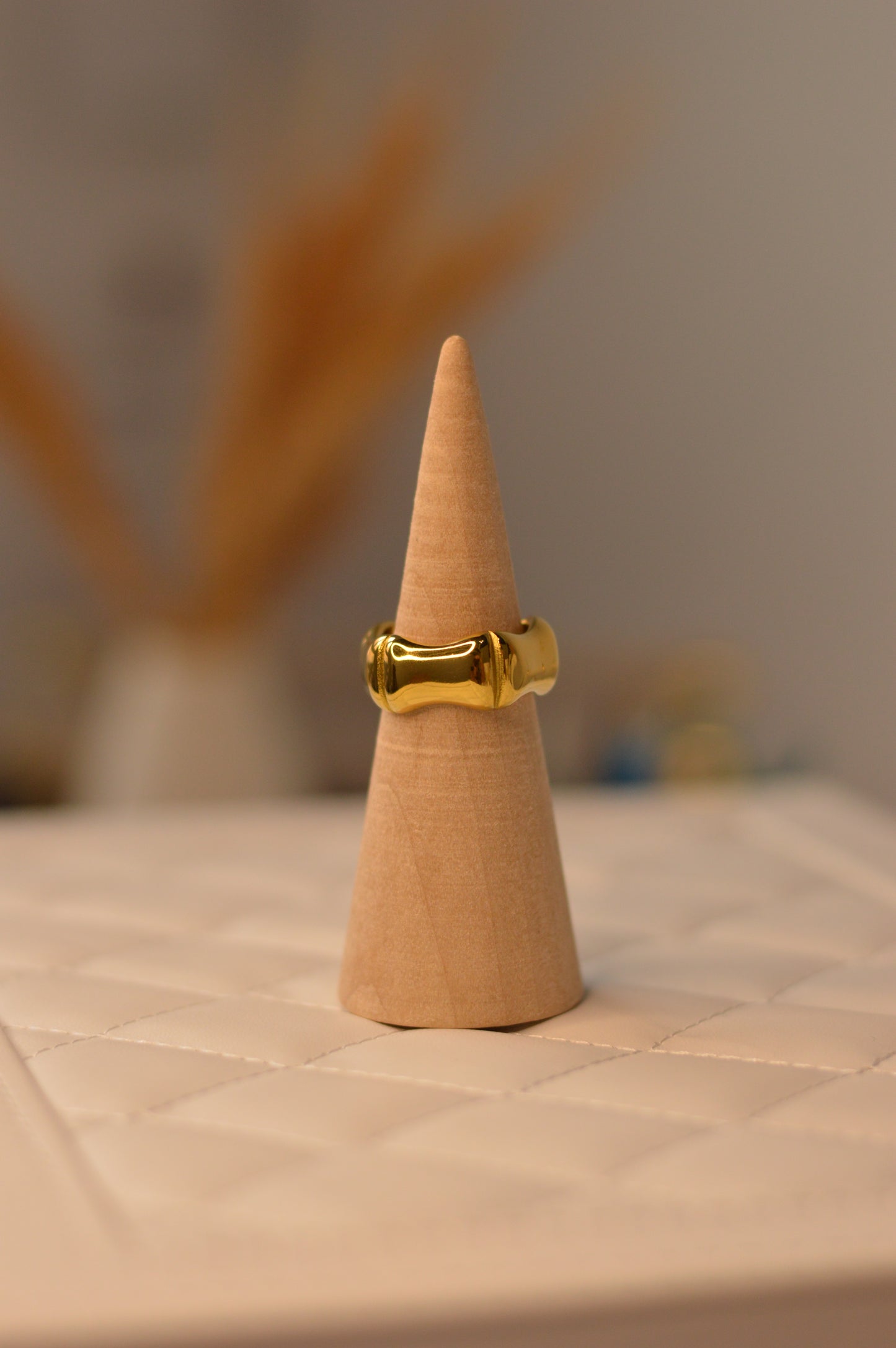 Anillos de acero inoxidable Dorados
