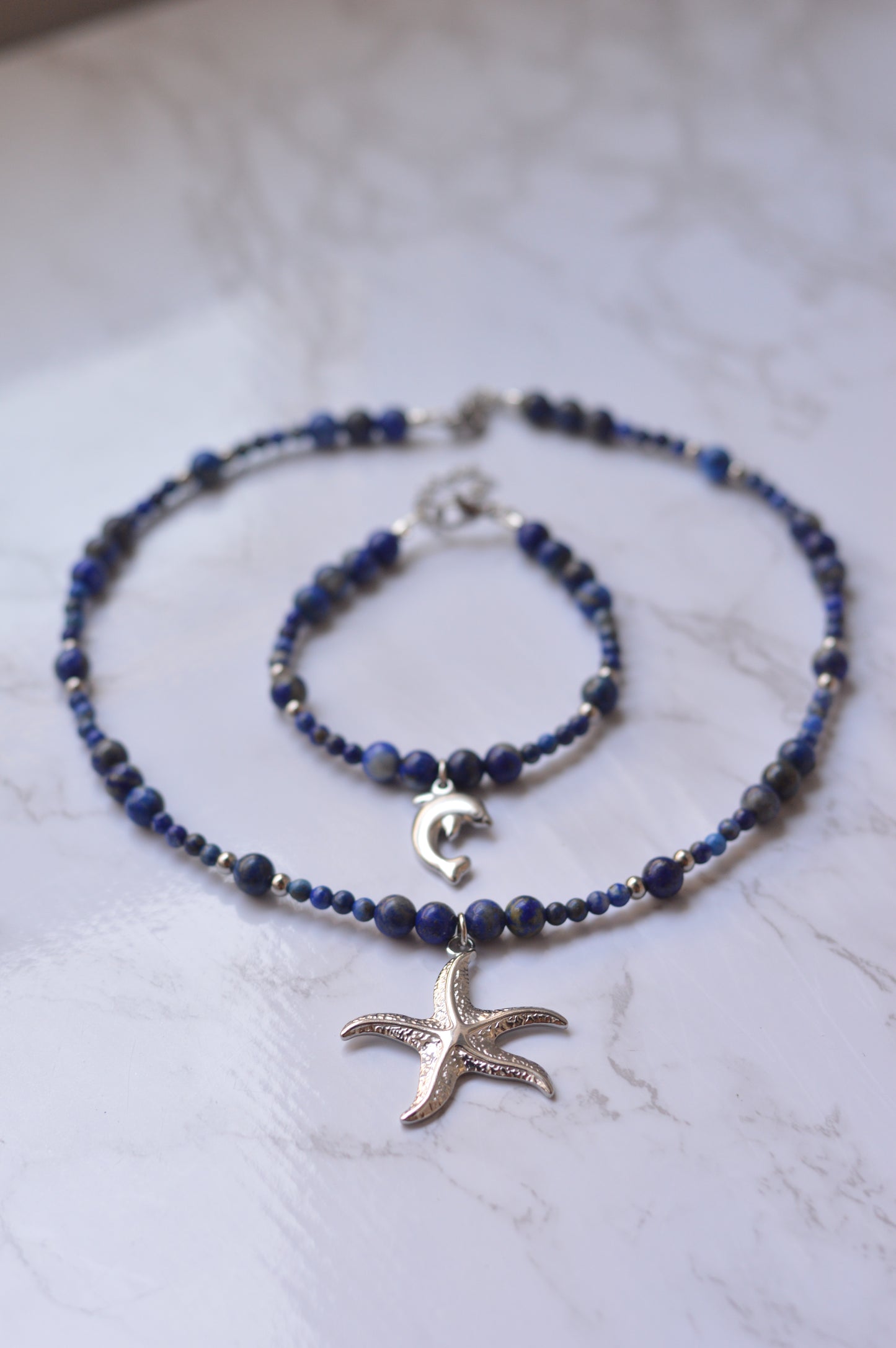 Set de Collar y Pulsera Sueño Marino