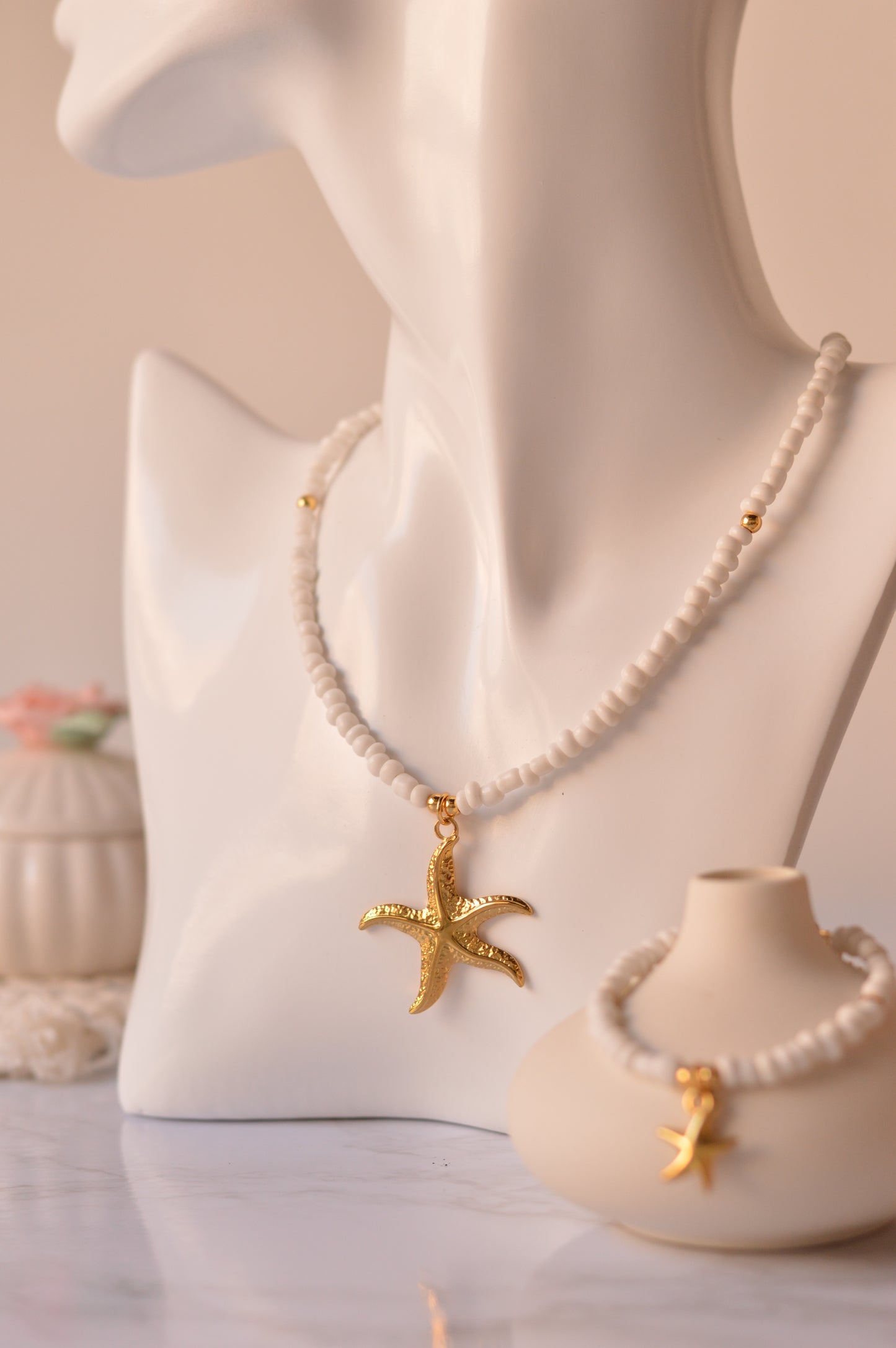 Set de collar y pulsera "Estrella de Mar"