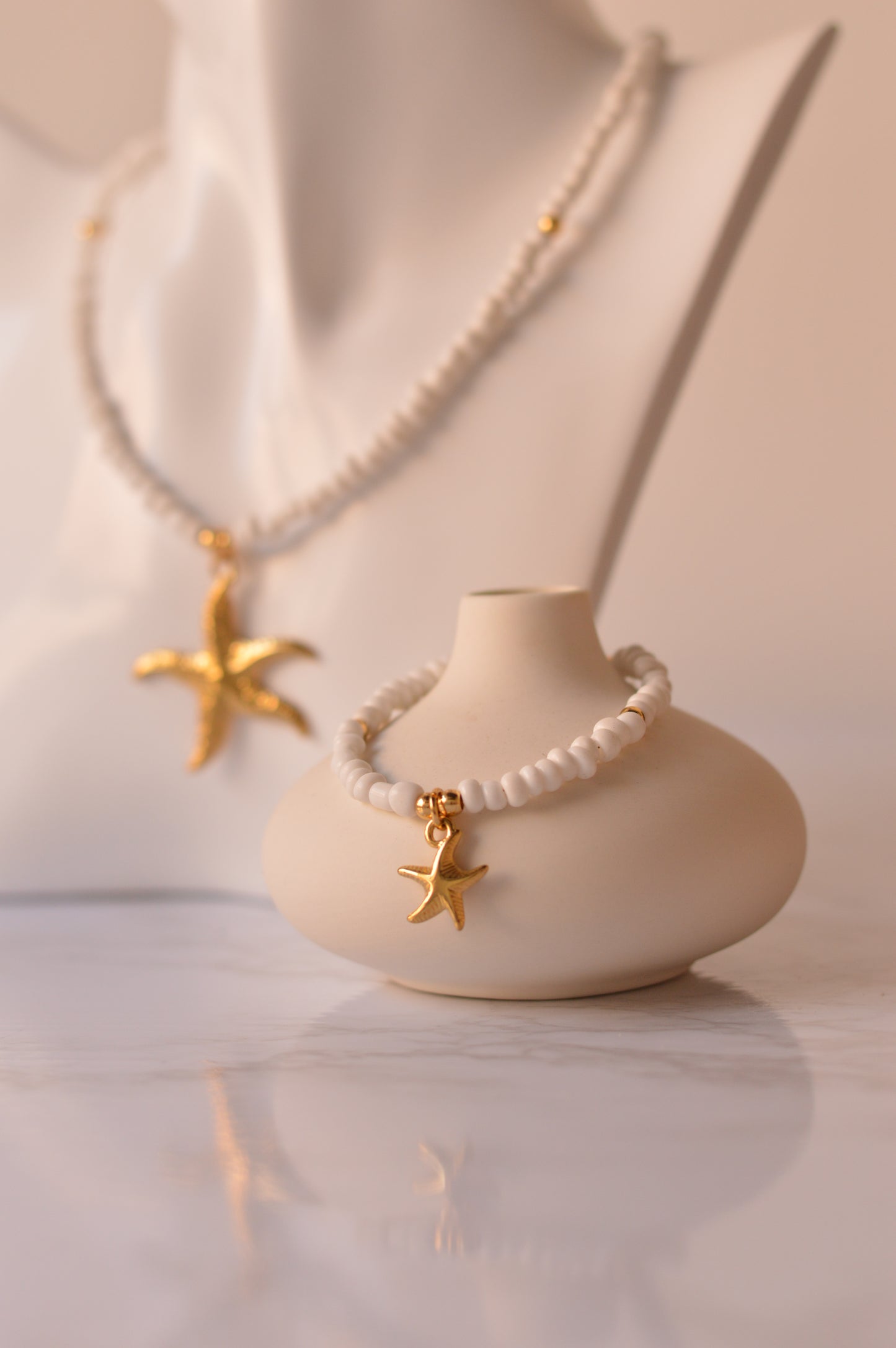 Set de collar y pulsera "Estrella de Mar"