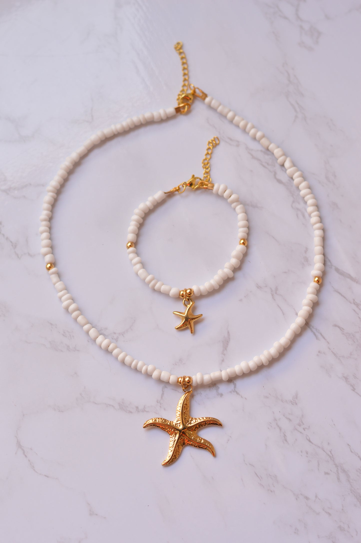 Set de collar y pulsera "Estrella de Mar"