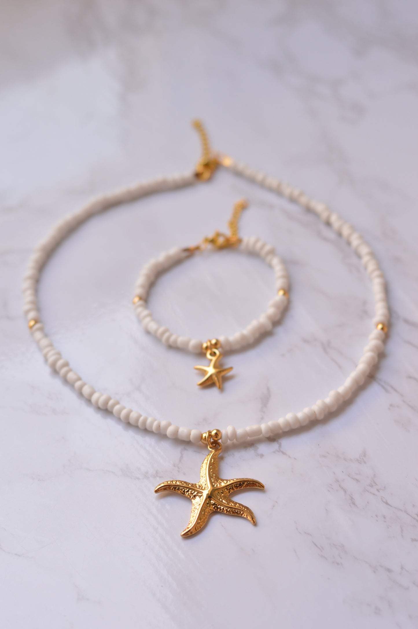 Set de collar y pulsera "Estrella de Mar"