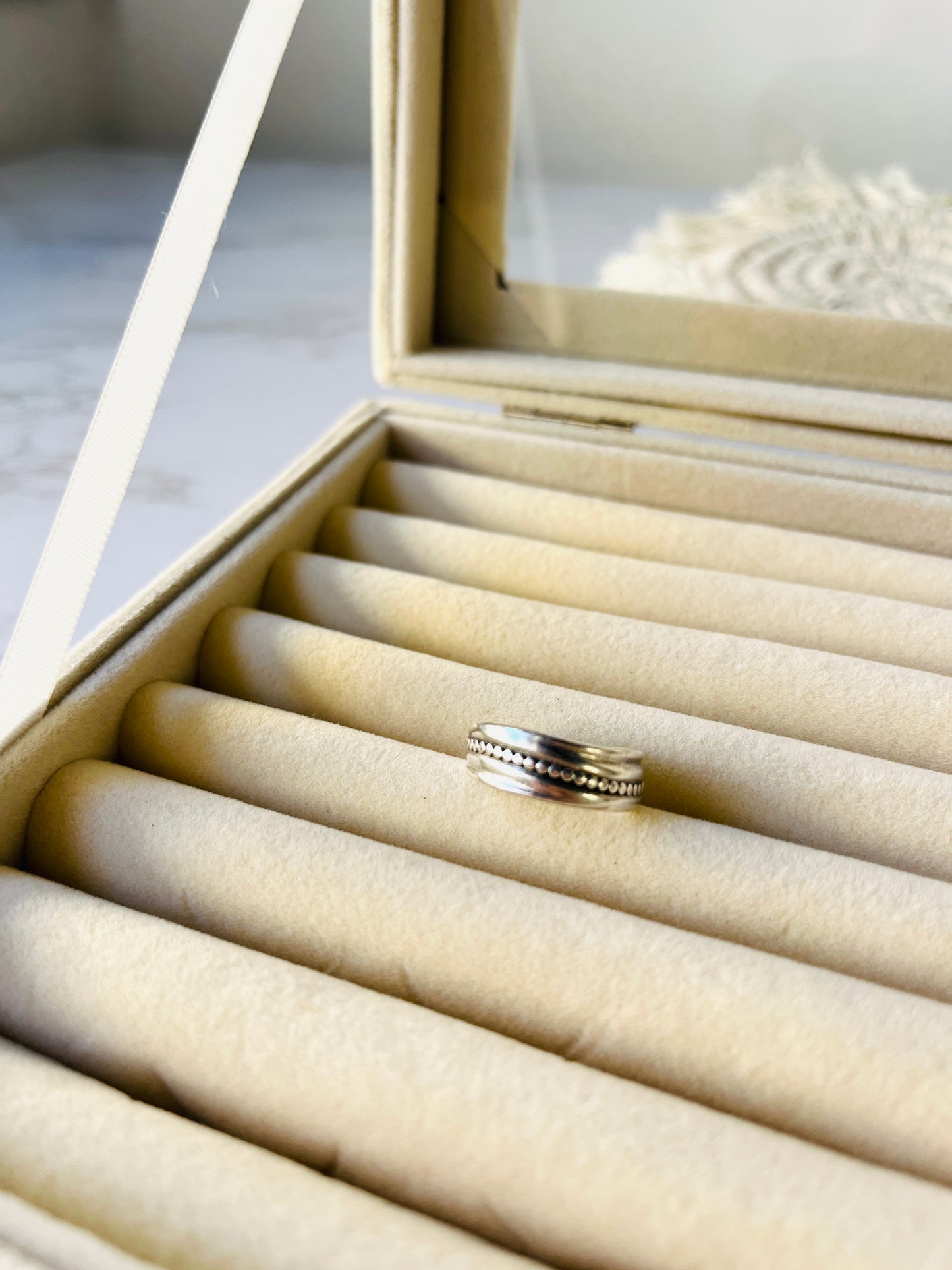 Anillos apilables: Ancho, corazón, fino
