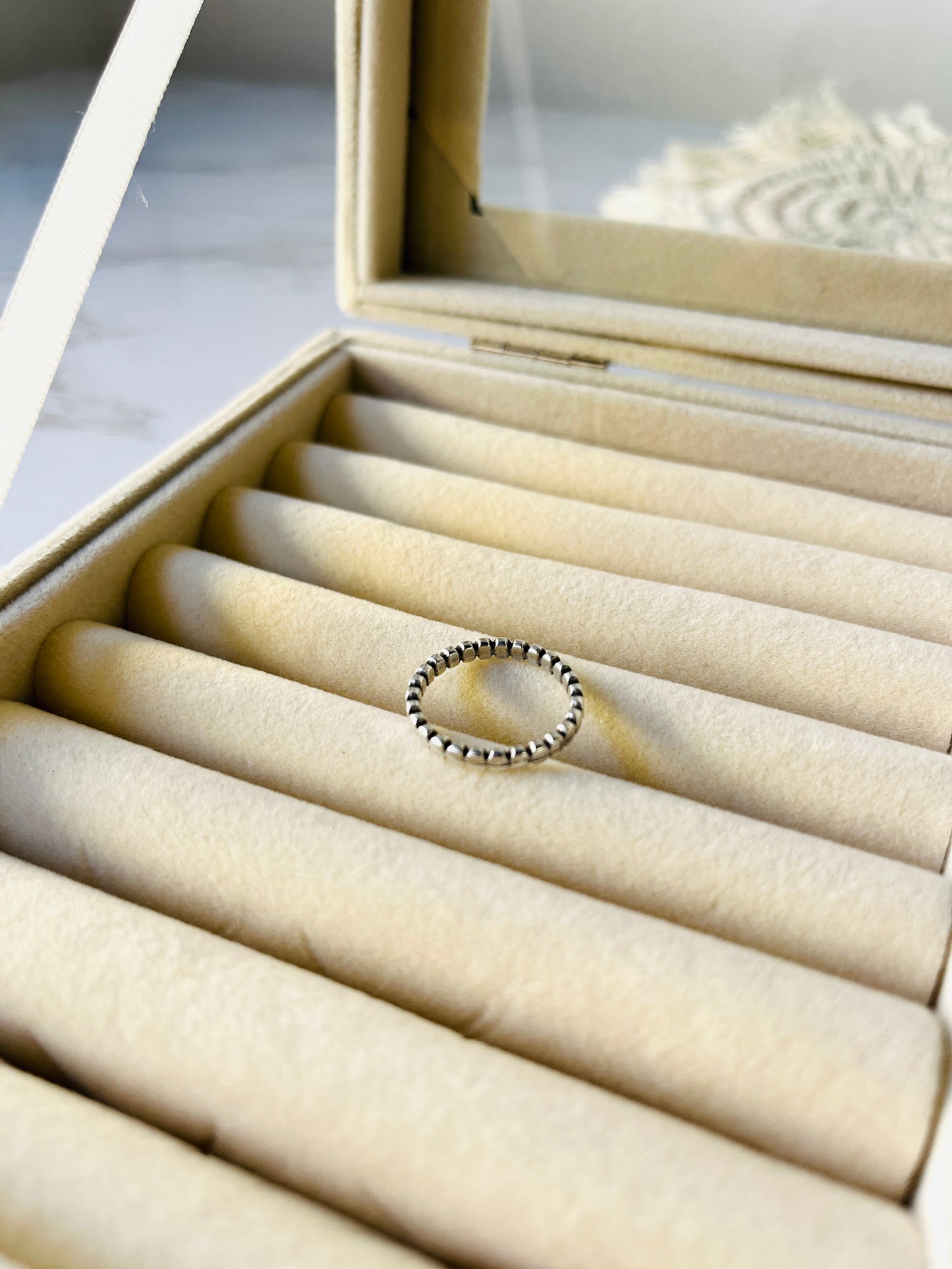 Anillos apilables: Ancho, corazón, fino