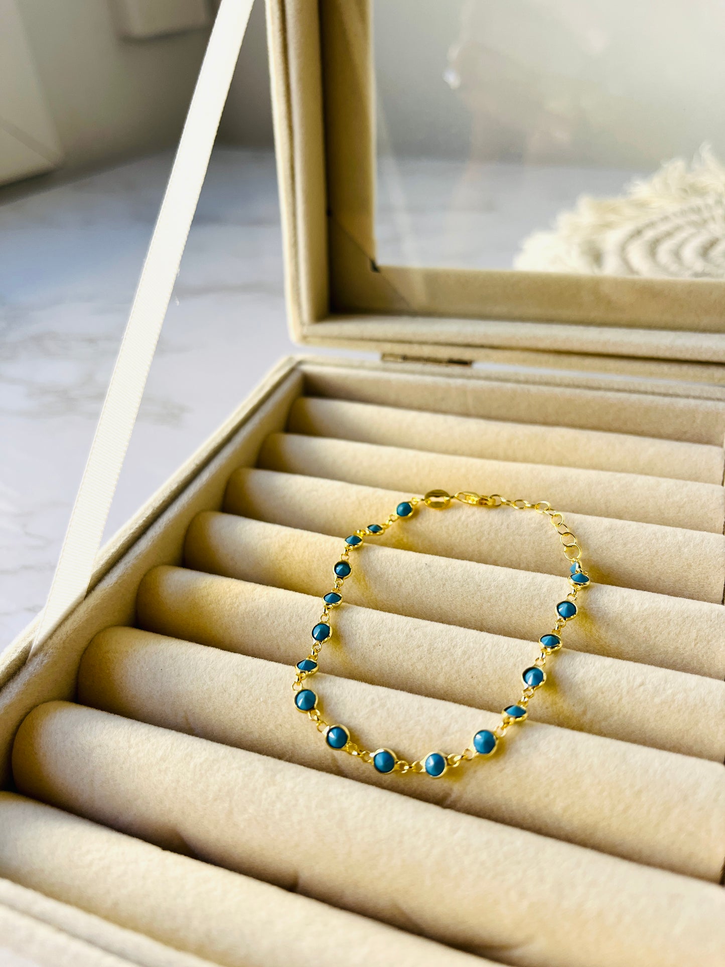 Pulsera triple de plata