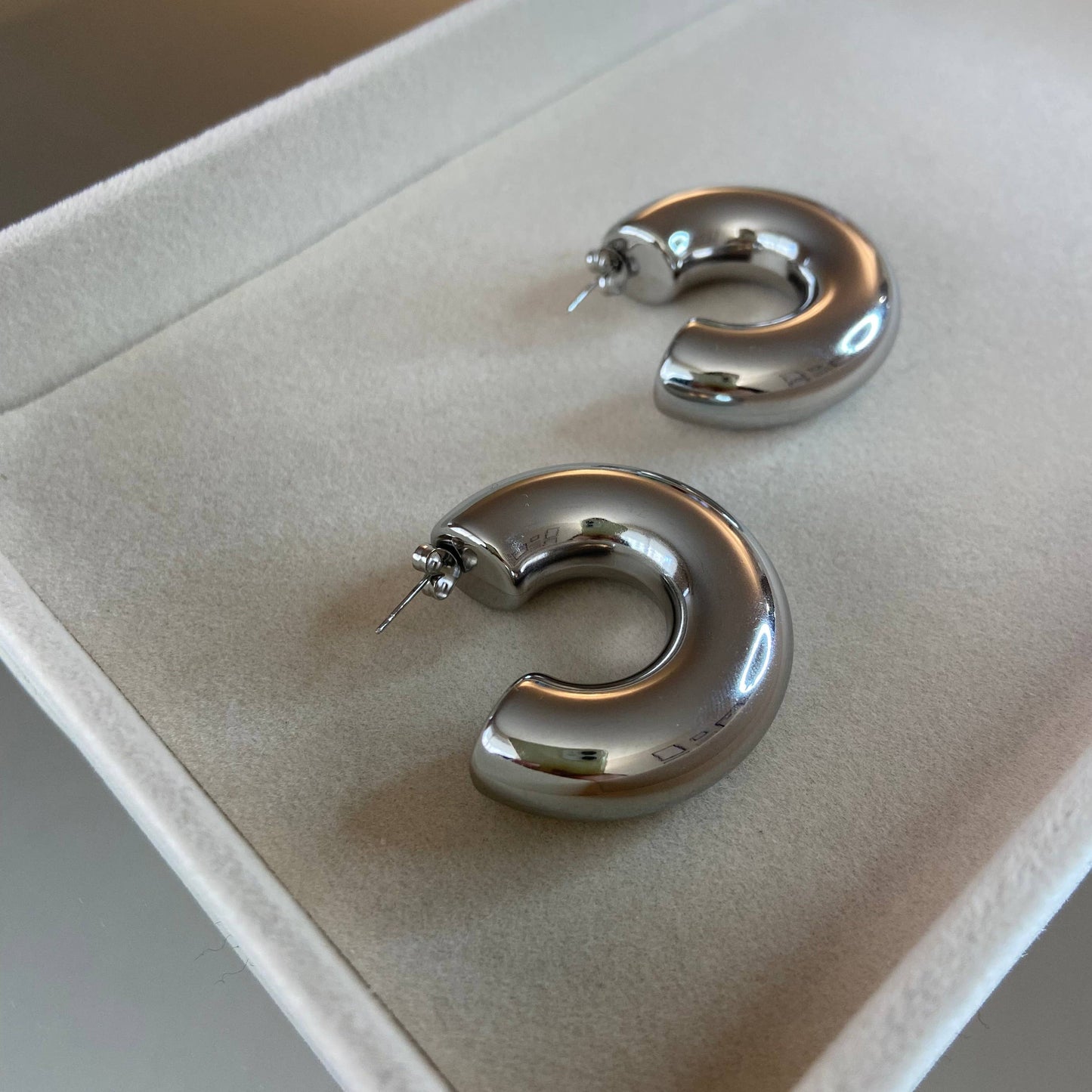 Pendientes Big Hoops: la pareja