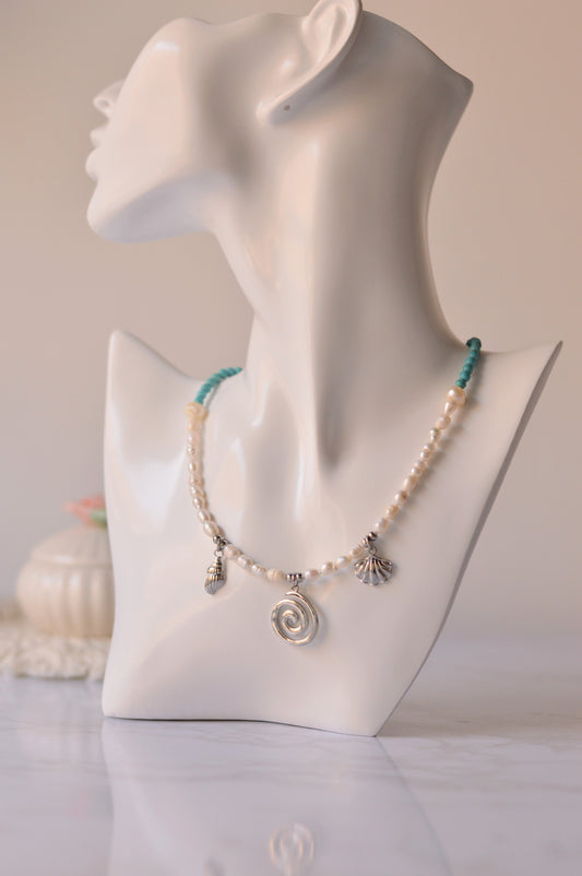 Collar Trilogía marina (dorado o plateado)