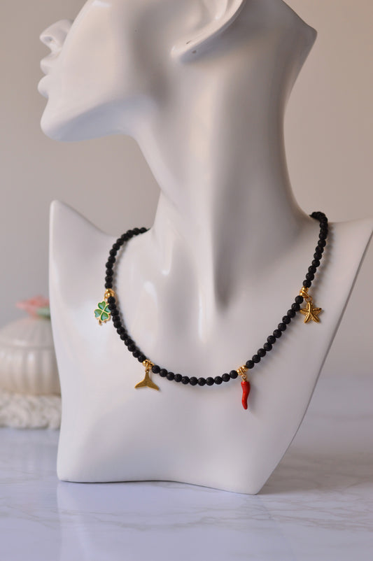 Collar Fuego y Fortuna
