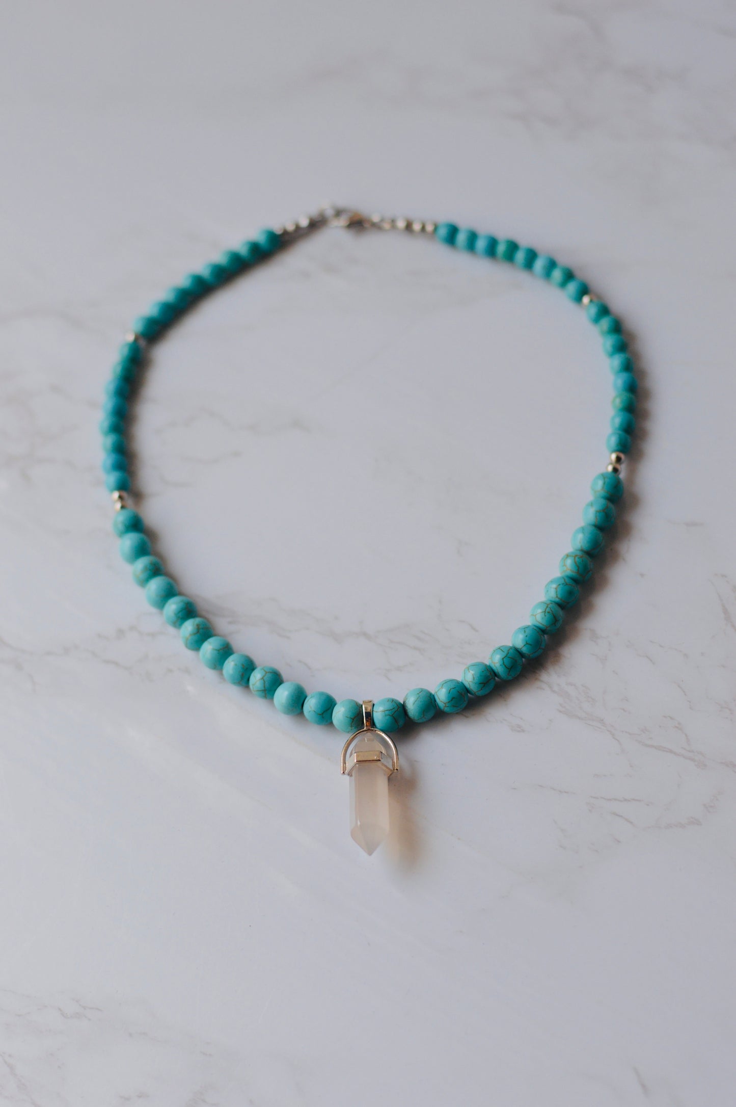 Collar Niebla Turquesa